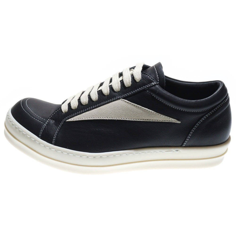 Rick Owens(リックオウエンス) VINTAGE SNEAKS RU02E1897LCOLVS ヴィンテージスニーカー ブラック/ホワイト