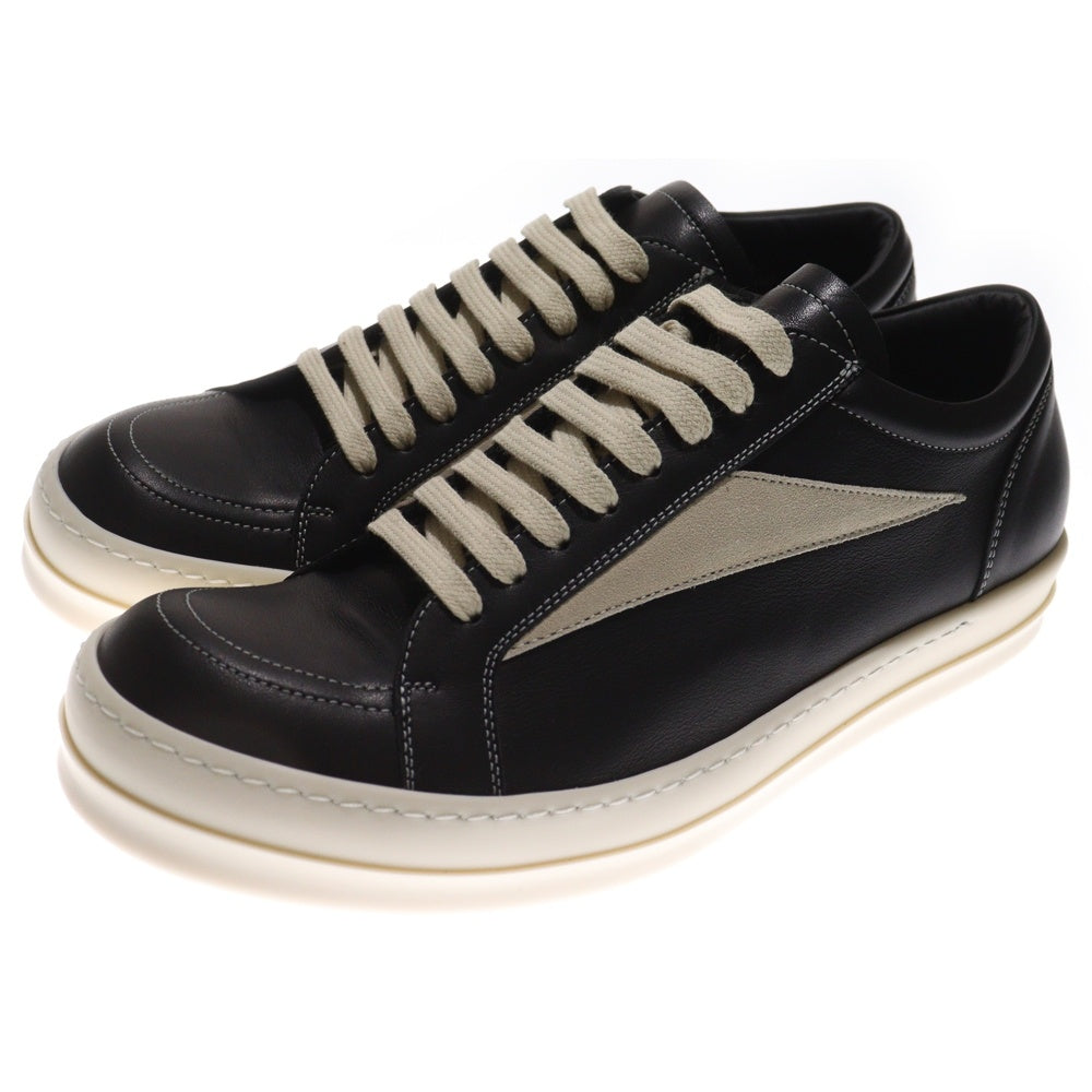 Rick Owens(リックオウエンス) VINTAGE SNEAKS RU02E1897LCOLVS ヴィンテージスニーカー ブラック/ホワイト