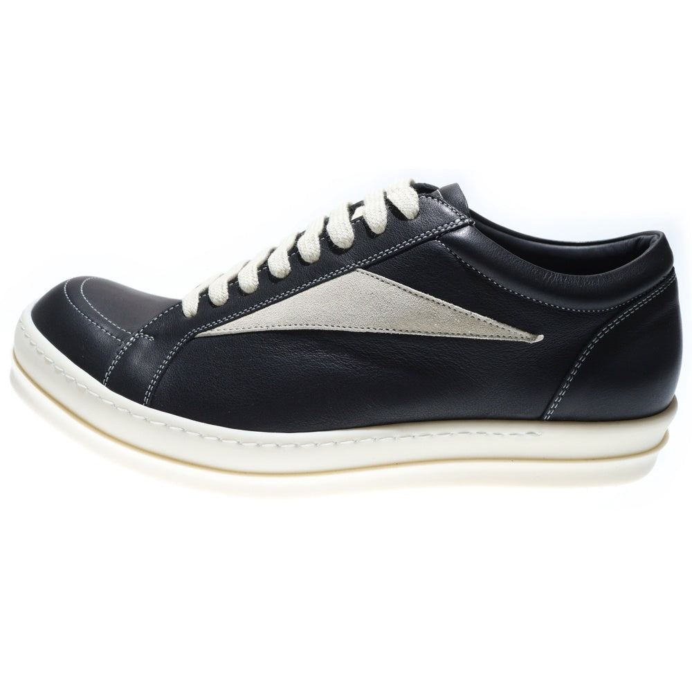 Rick Owens(リックオウエンス) VINTAGE SNEAKS RU02E1897LCOLVS ヴィンテージスニーカー ブラック/ホワイト