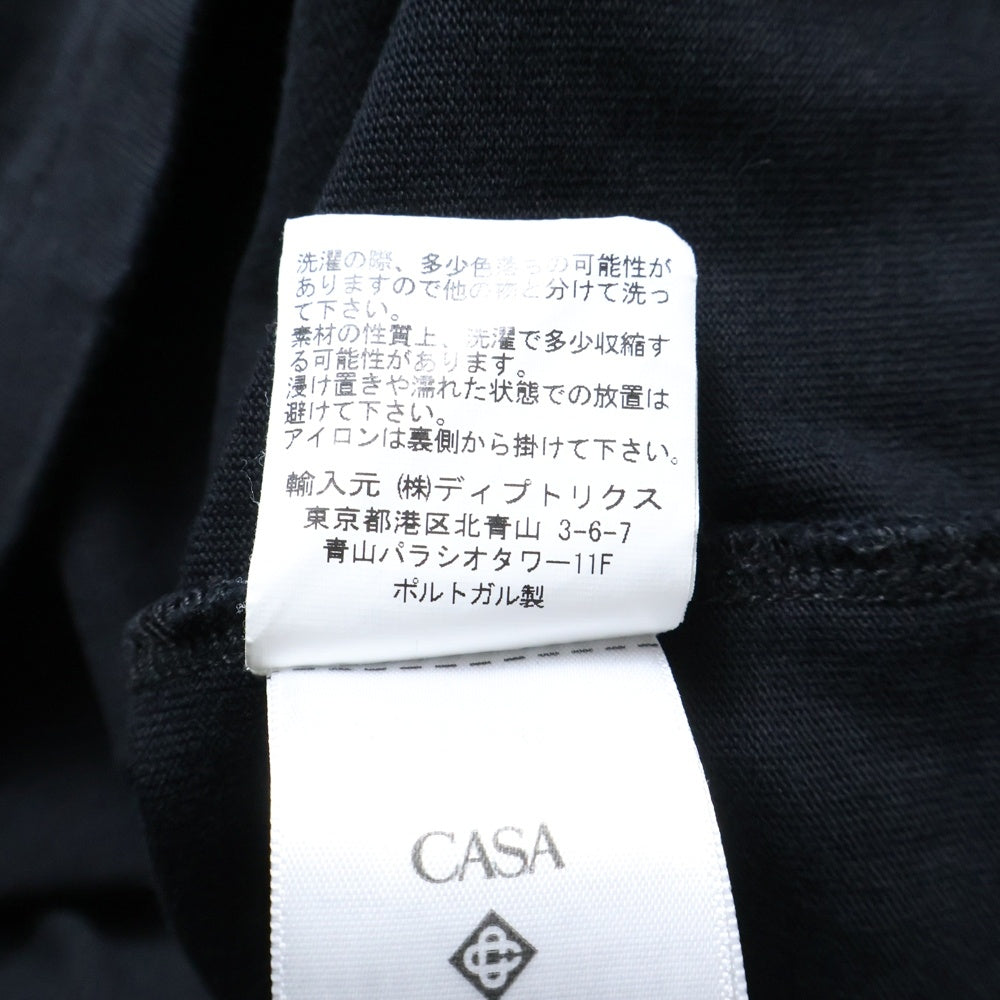 CASABLANCA(カサブランカ) DIAMOND LOGO TEE MS25-JTS-001-14 ダイアモンドロゴ 半袖Tシャツ ブラック