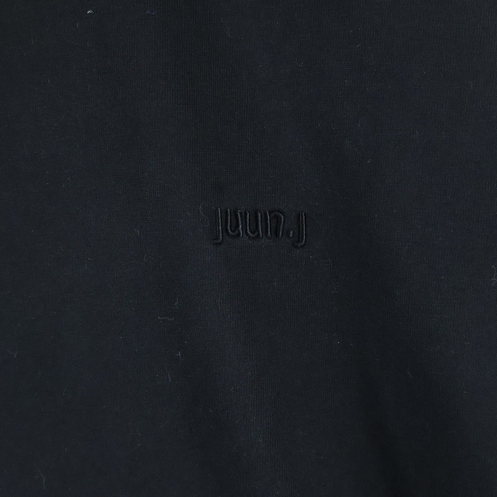 juun.j(ジュン ジェイ) ロゴ刺繍 クルーネックオーバーサイズ 半袖Tシャツ JC4442P545 ブラック