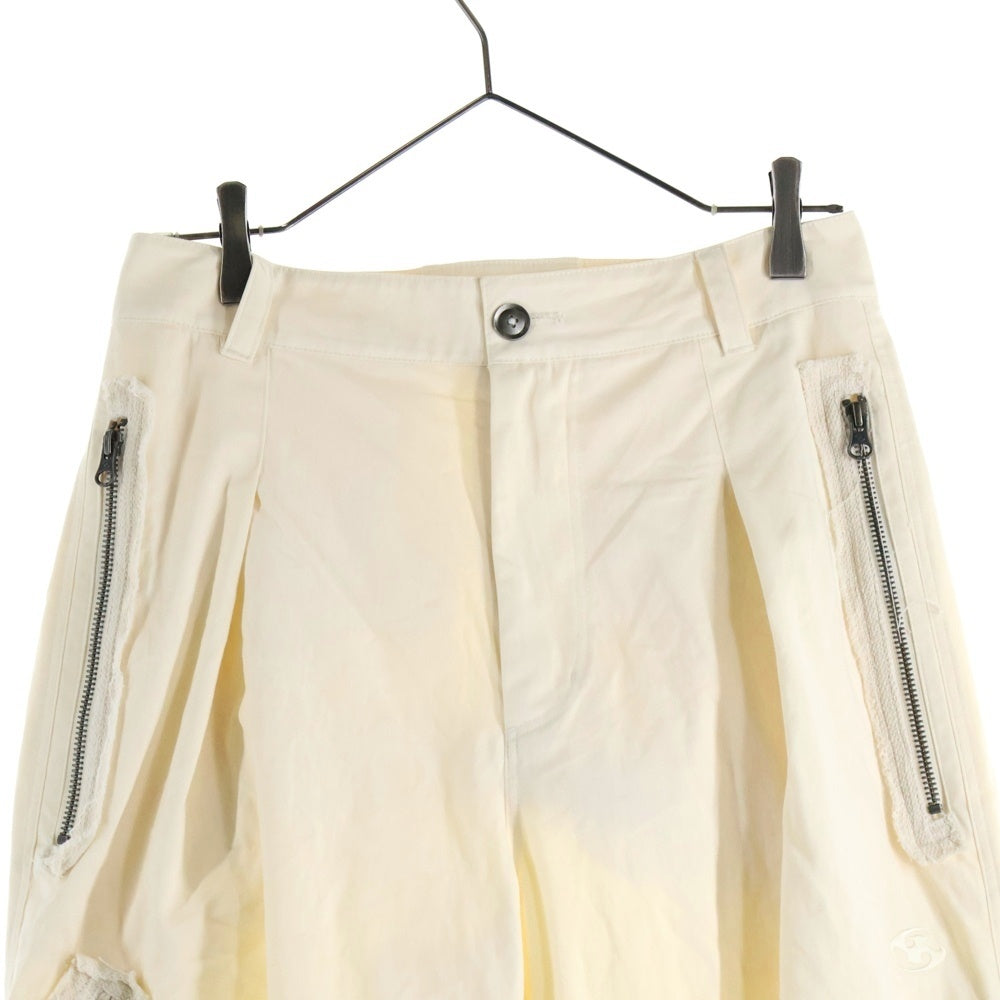 SAN SAN GEAR(サン サン ギア) 25AW WAVE ZIP CARGO PANTS SG25-02A-A01 ウェーブジップ カーゴパンツ アイボリー