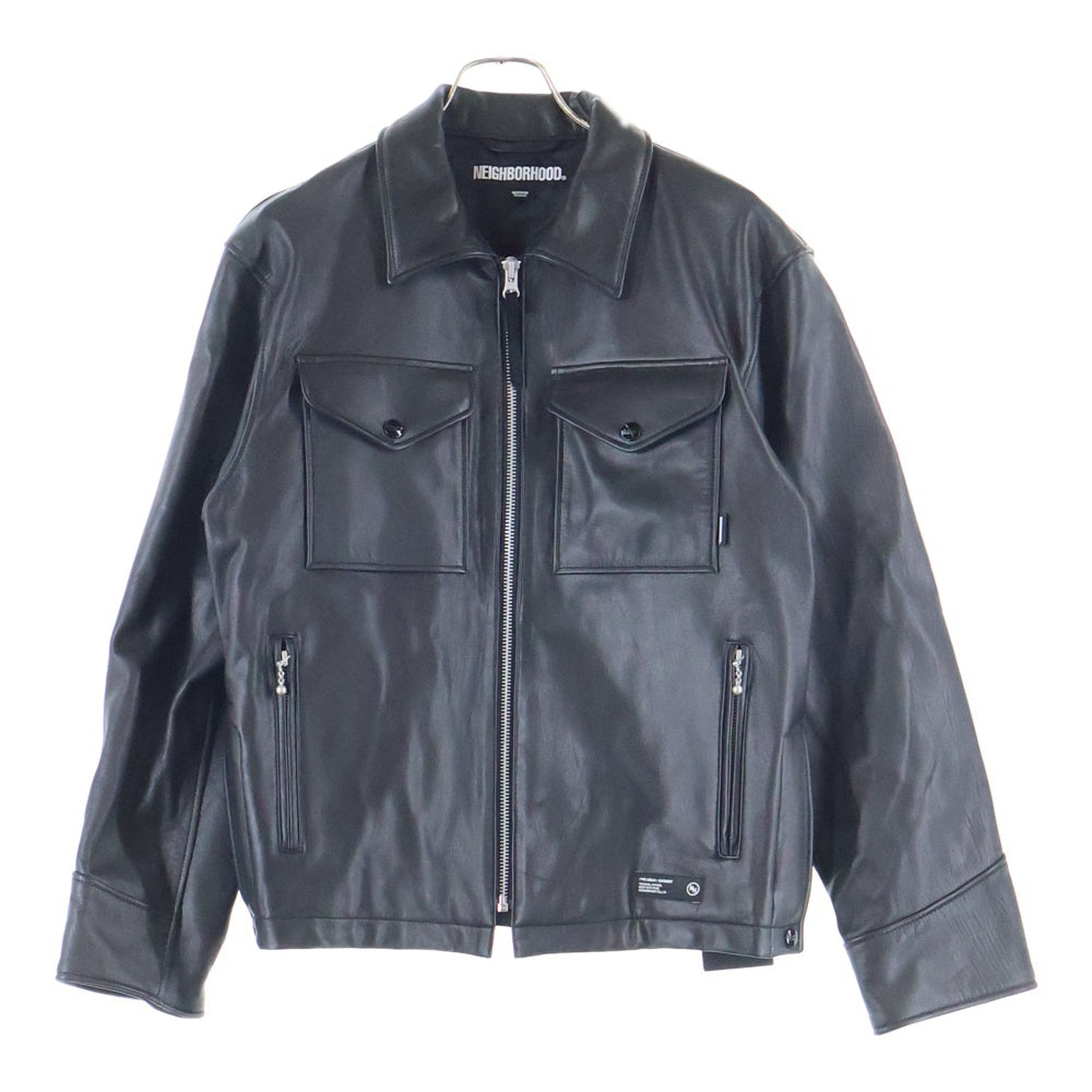 NEIGHBORHOOD(ネイバーフッド) LEATHER PM JACKET シングル レザー