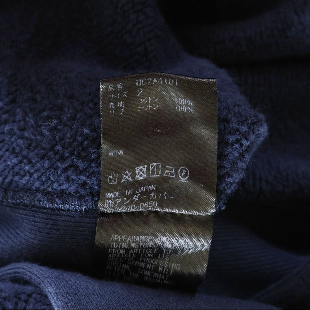 UNDERCOVER(アンダーカバー) 21aw SWEAT 3B JACKET スウェット3Bジャケット ネイビー UC2A4101