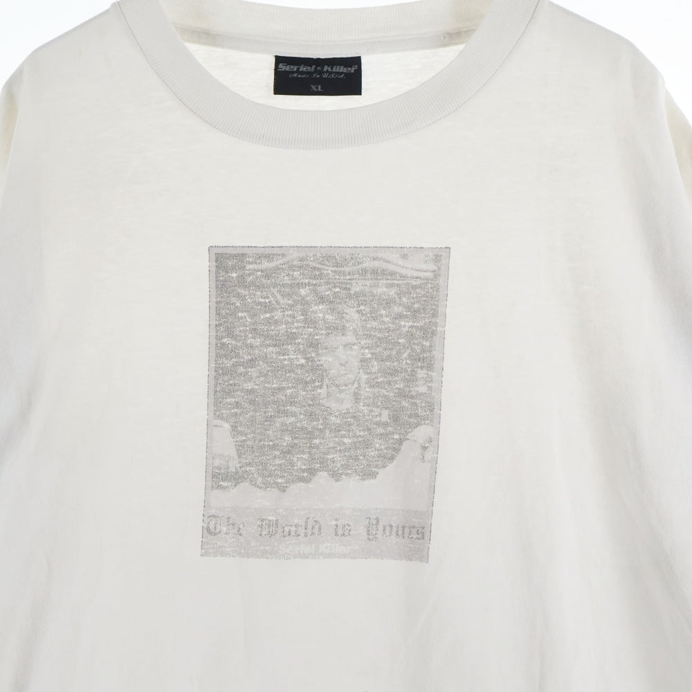 VINTAGE(ヴィンテージ) 90S SCARFACE SERIAL KILLER スカーフェイス シリアルキラー 半袖Tシャツ カットソー ホワイト