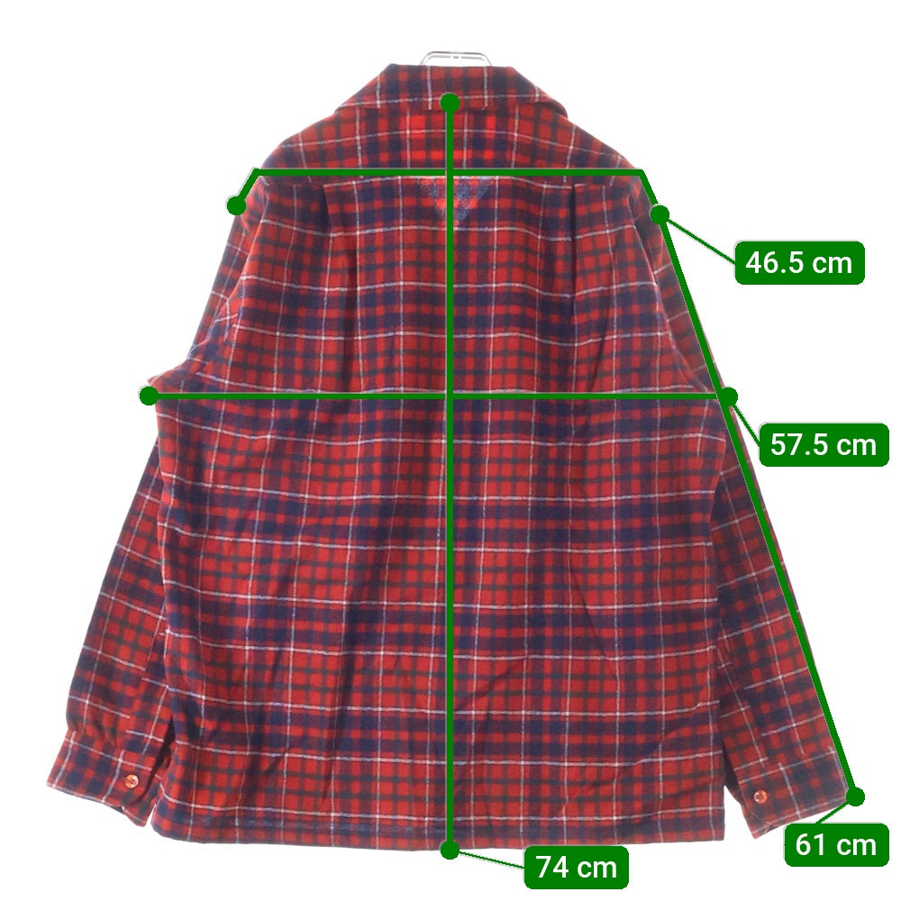 PENDLETON(ペンドルトン) 60S VINTAGE CHECK L/S SHIRT チェック 長袖 シャツ ヴィンテージ レッド/ネイビー/ホワイト