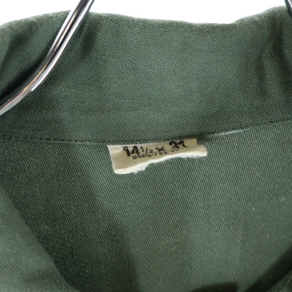 VINTAGE(ヴィンテージ) U.S.M.C. UTILITY SHIRT マリンコ ユーティリティ シャツ カーキ