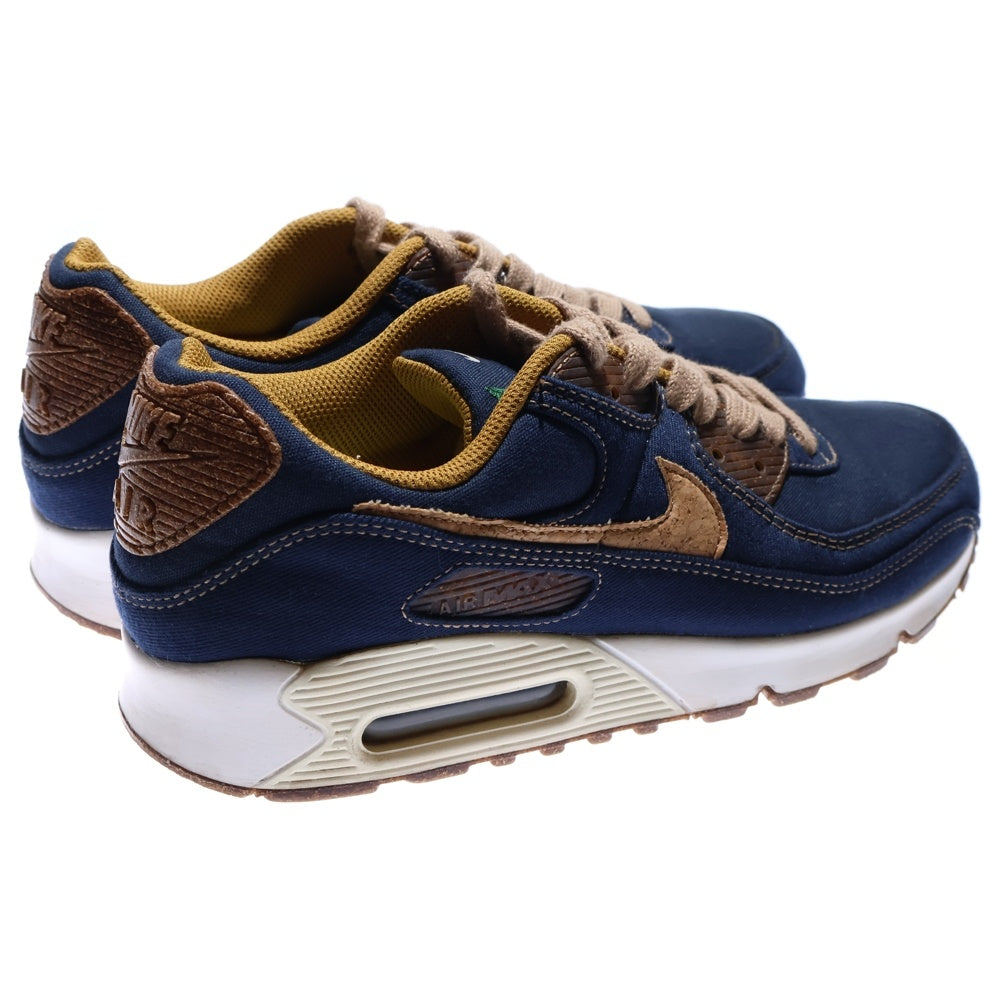 NIKE(ナイキ) AIRMAX 90 エアマックス 90 ローカット スニーカー ブラウン/ネイビー US9.5/27.5cm DD385-400