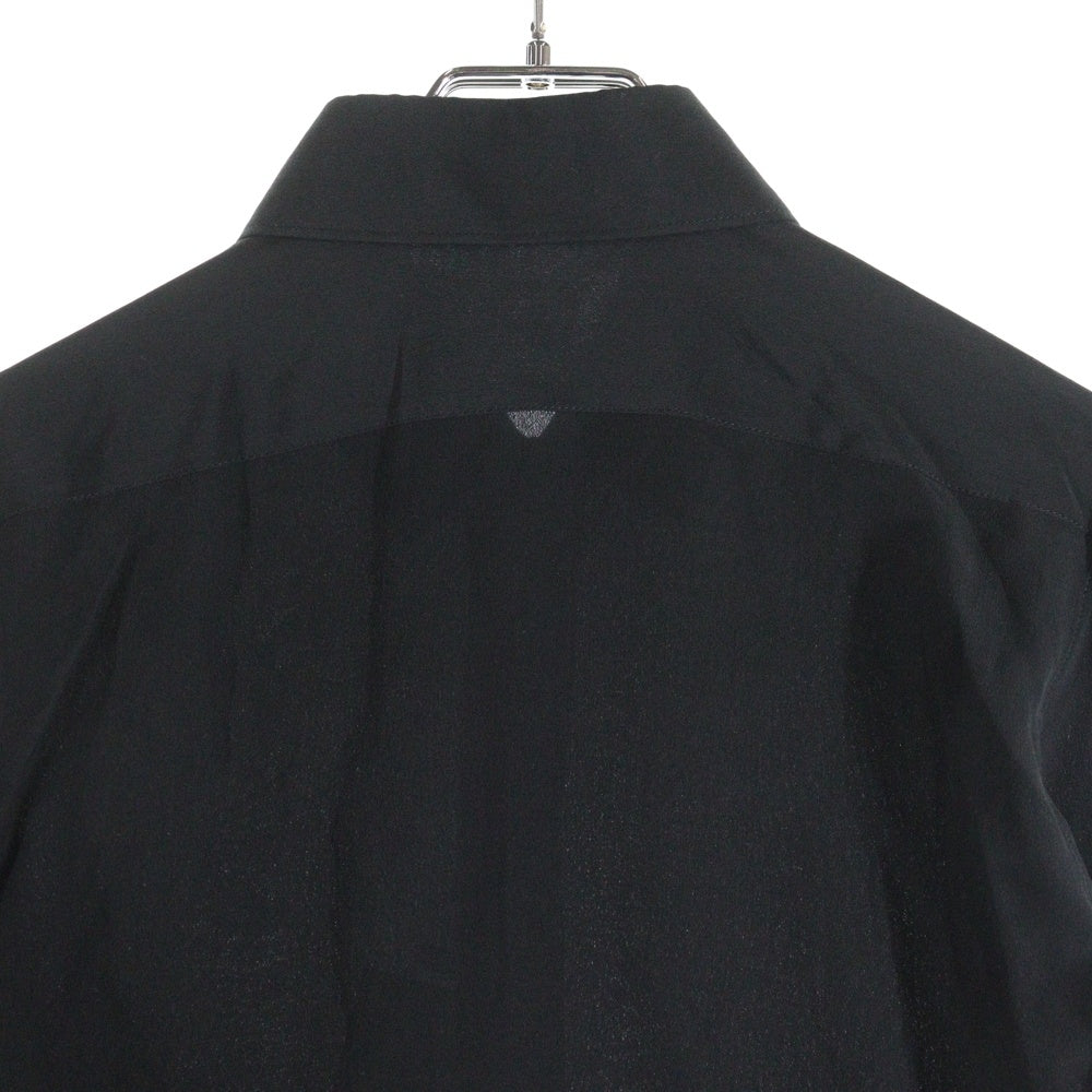 SAINT LAURENT PARIS(サンローランパリ) uniform shirt 636994 Y100W 長袖ドレスボタンシャツ ブラック