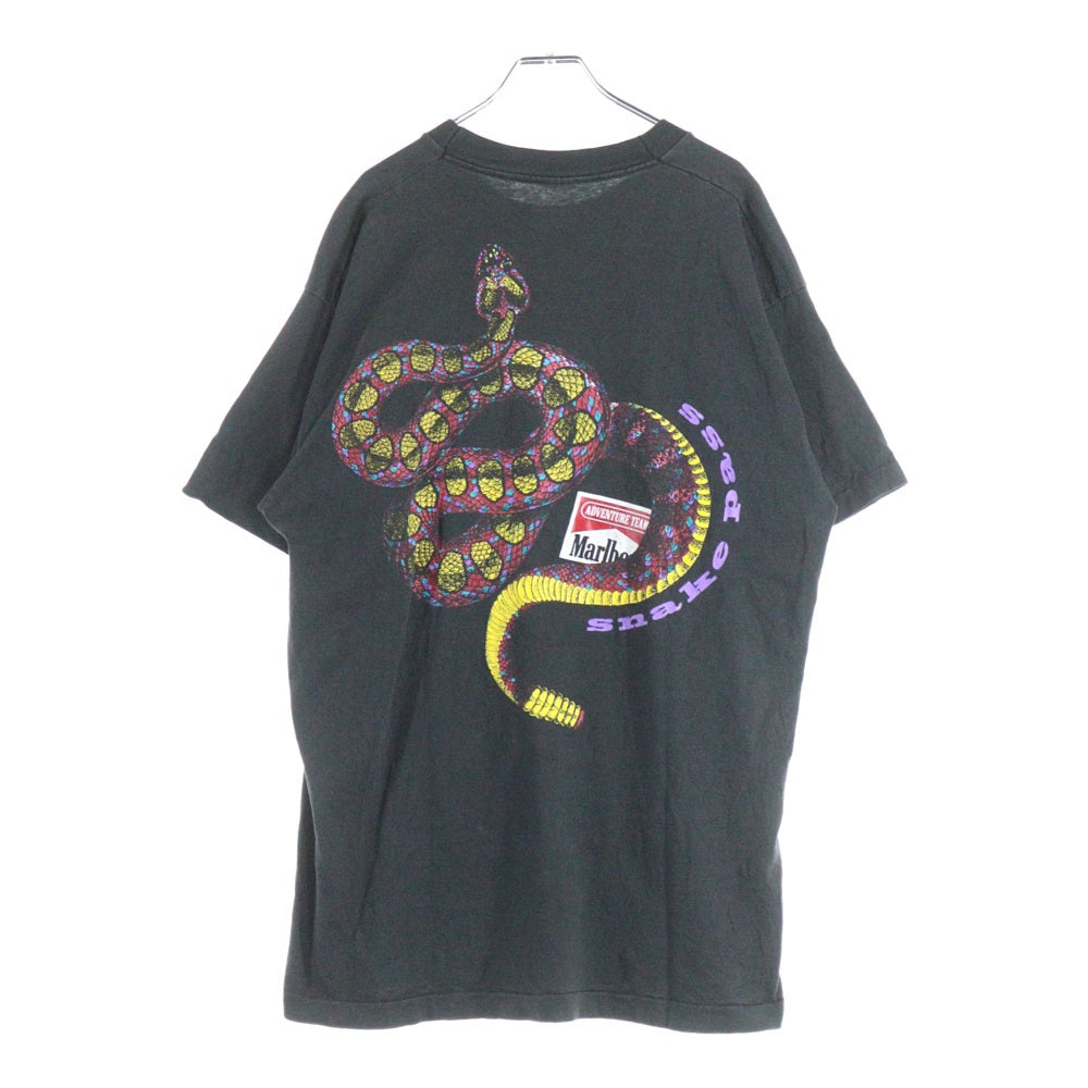 VINTAGE(ヴィンテージ) 90S MARLBORO SNAKE PASS POCKET TEE マルボロ スネークパス ポケット Tシャツ 半袖 カットソー ブラック
