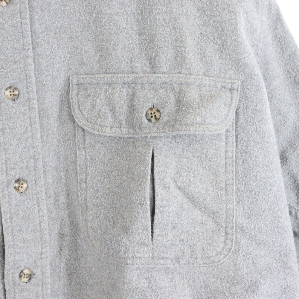 VINTAGE(ヴィンテージ) 90S STJOHN'SBAY CHAMOIS CLOTH セントジョンズベイ シャモアクロス 長袖 コットン シャツ グレー