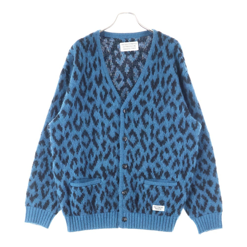 WACKO MARIA(ワコマリア) LEOPARD MOHAIR CARDIGAN レオパード柄