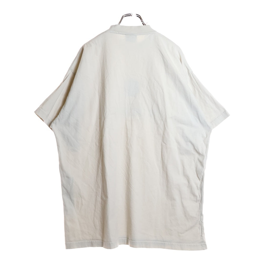 BALENCIAGA(バレンシアガ) 22AW Be different T-Shirt ロゴ刺繍 半袖Tシャツ アイボリー 712398 TNVB3