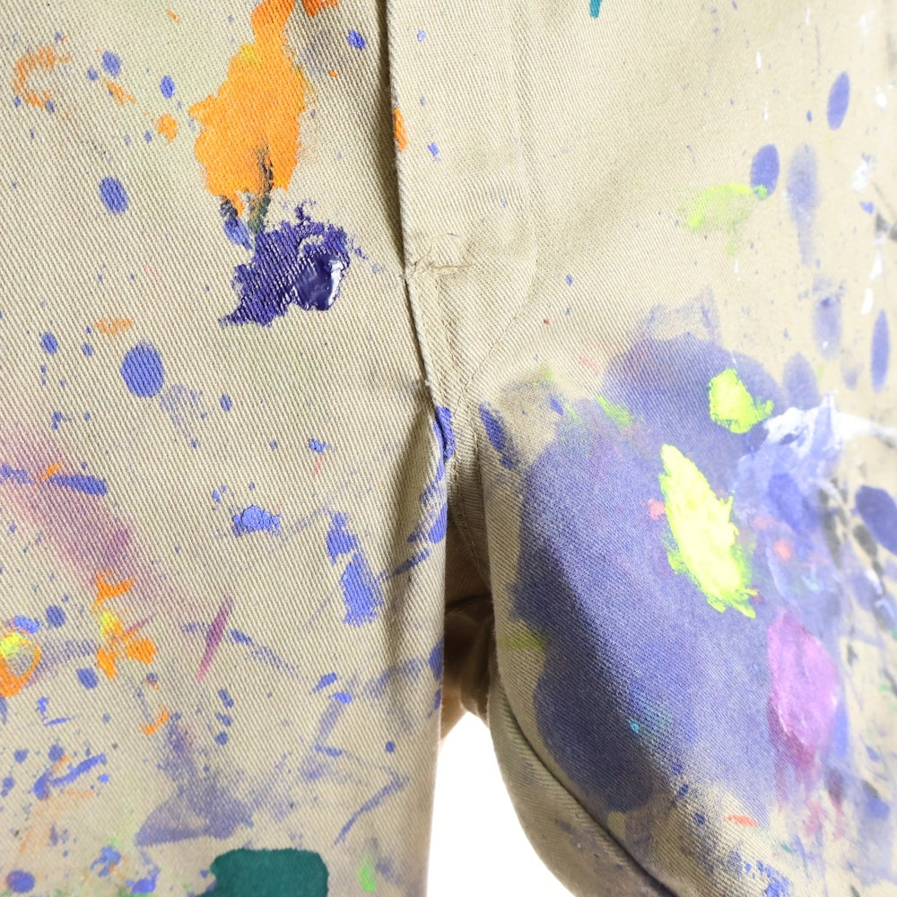 Dickies(ディッキーズ) 90s TALON ZIP WORK PANTS 874 タロンジップ ペンキ加工 ワークパンツ チノ ベージュ