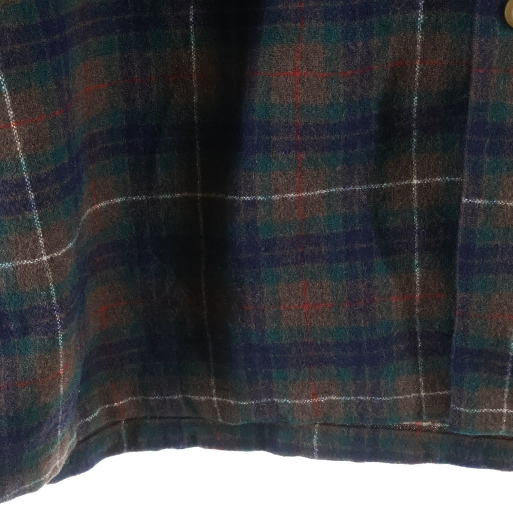 PENDLETON(ペンドルトン) 70S WOOL CHECK L/S SHIRT ウール チェック 長袖シャツ ブラウン/ブルー/カーキ