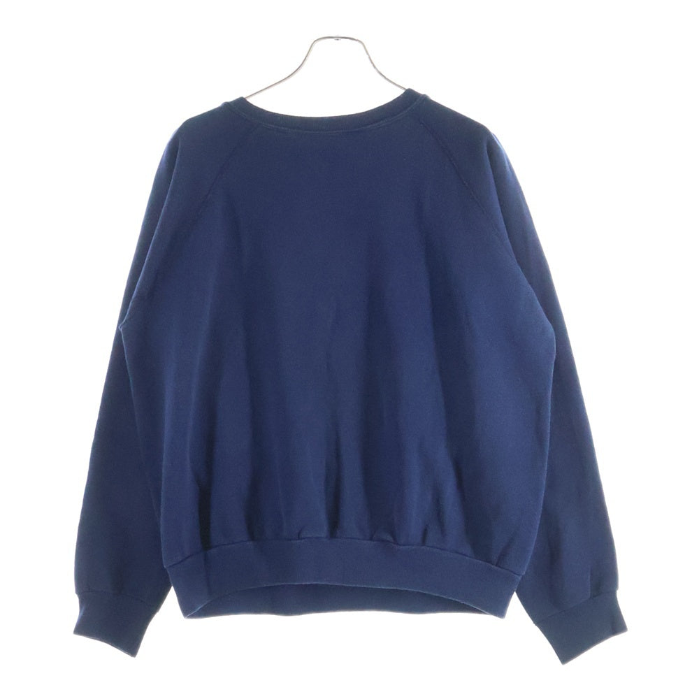 VINTAGE(ヴィンテージ) 60S PULOVER SWEAT スウェット トレーナー 袖貫通ステッチ 脇ガゼット ネイビー
