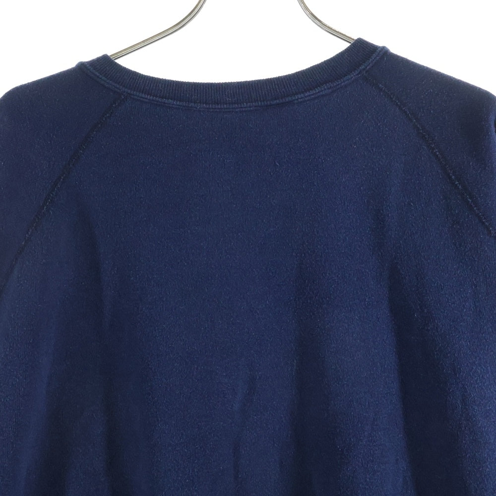 VINTAGE(ヴィンテージ) 60S PULOVER SWEAT スウェット トレーナー 袖貫通ステッチ 脇ガゼット ネイビー