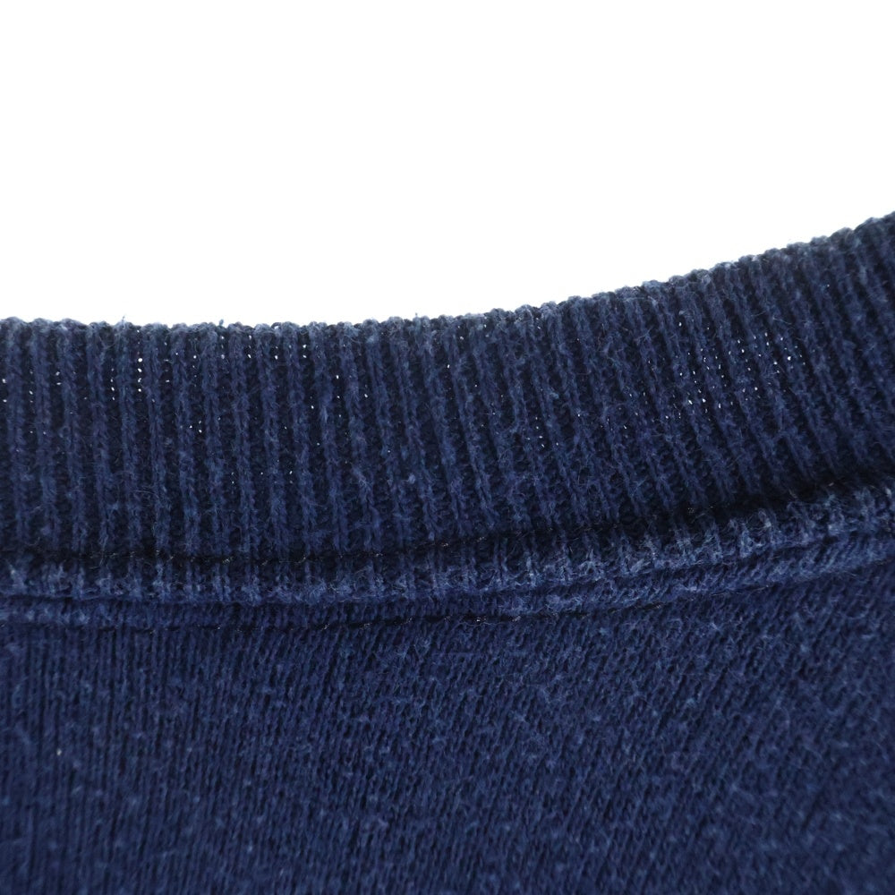 VINTAGE(ヴィンテージ) 60S PULOVER SWEAT スウェット トレーナー 袖貫通ステッチ 脇ガゼット ネイビー