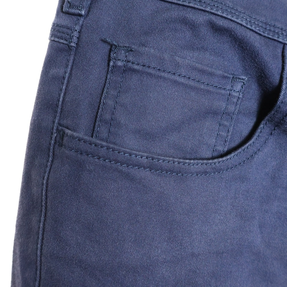 Neil Barrett(ニール バレット) TAPERED ZIP POCKET SKINNY ジップポケット スキニー コットン パンツ ネイビー BDE97T5104