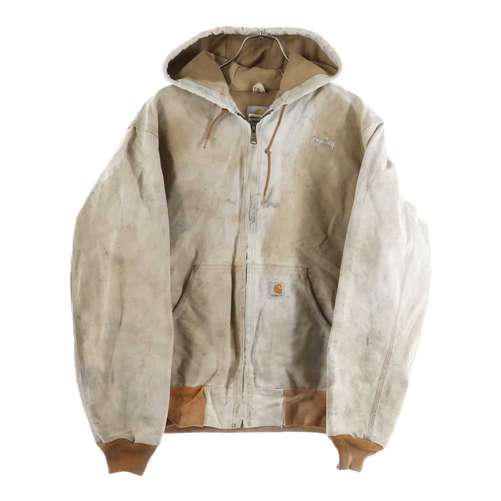 CARHARTT(カーハート) DUCK ACTIVE JACKET ZIP UP HOODIE アクティブジャケット ジップアップ フーディー パーカー ダック地 2007年製 J131 BRN