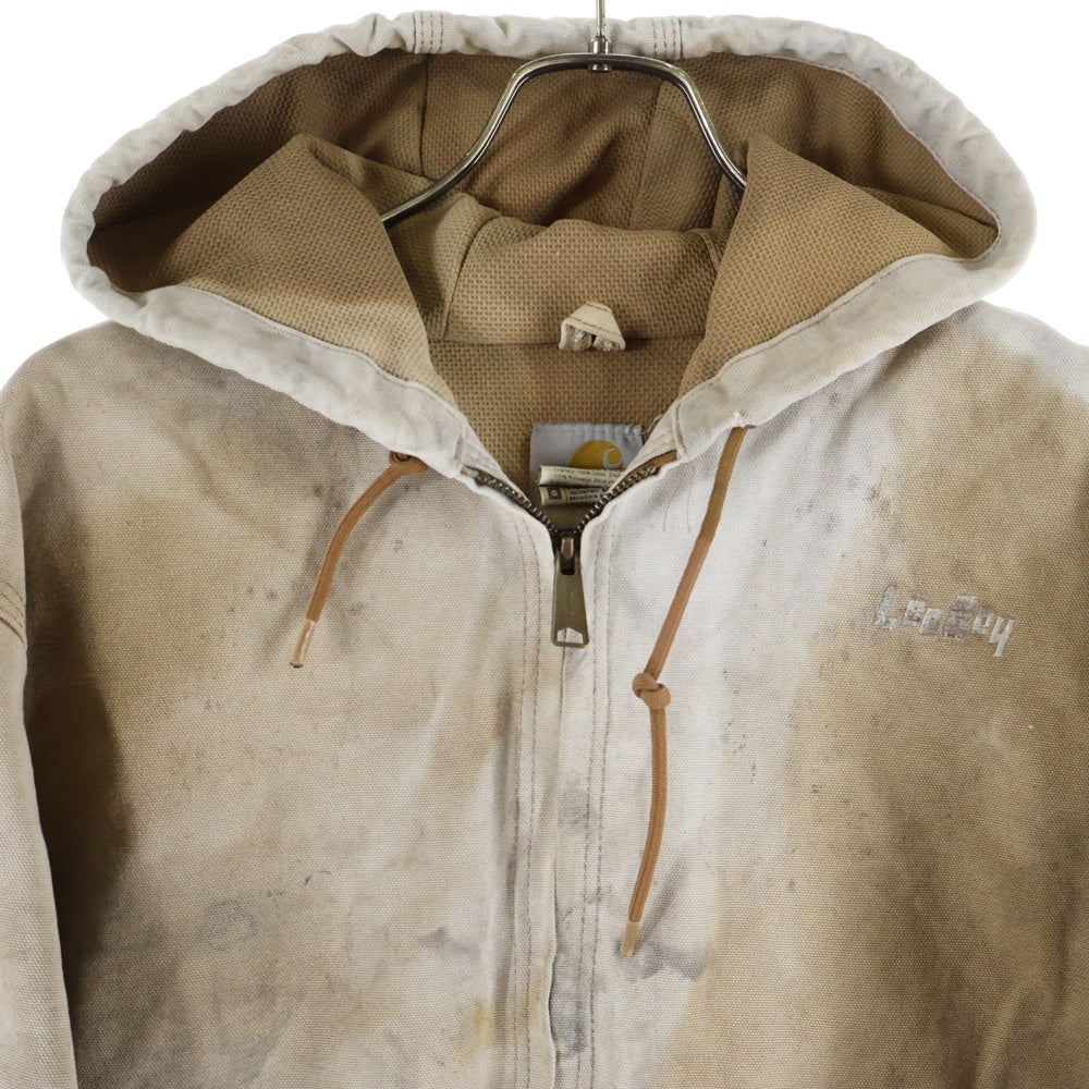 CARHARTT(カーハート) DUCK ACTIVE JACKET ZIP UP HOODIE アクティブジャケット ジップアップ フーディー パーカー ダック地 2007年製 J131 BRN