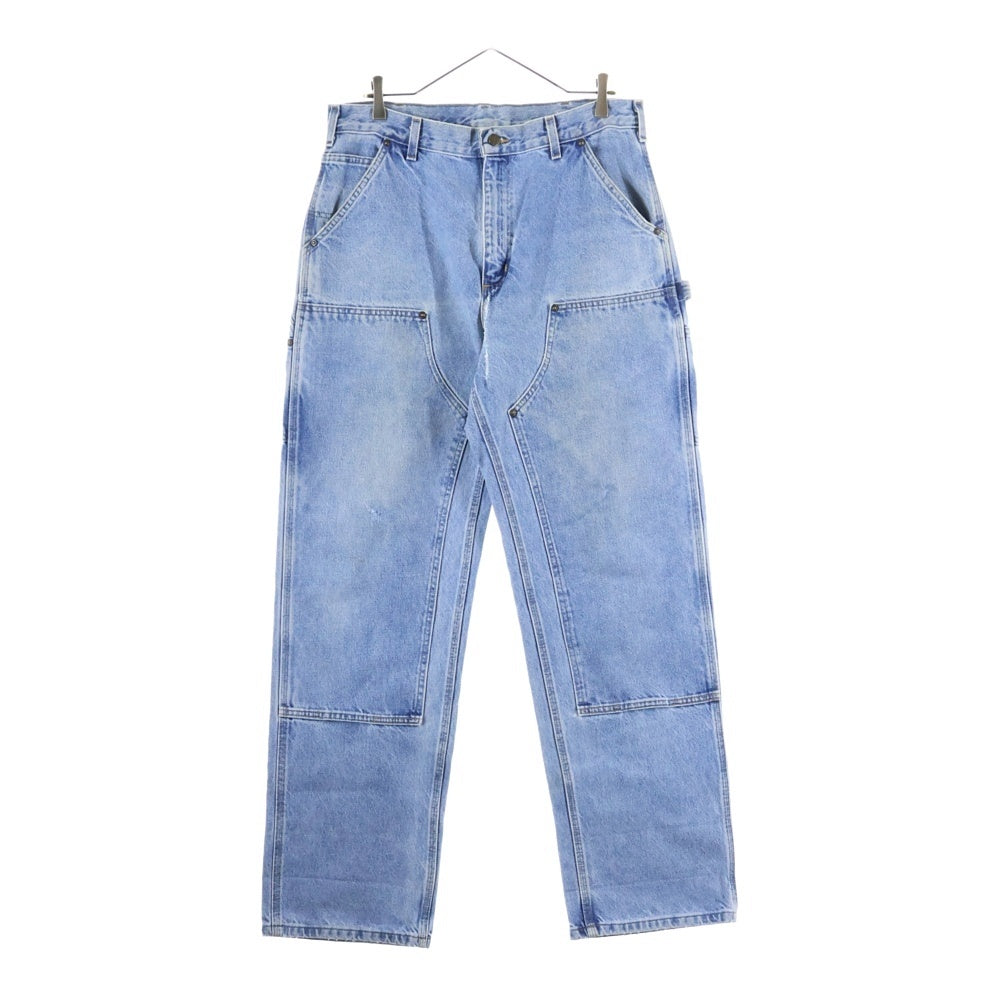 CARHARTT(カーハート) DOUBLE KNEE DENIM PANTS ダブルニーデニムパンツ ブルー