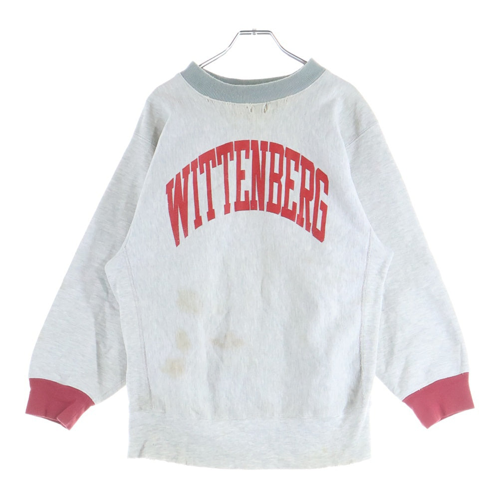 CHAMPION(チャンピオン) 90S REVERSE WEAVE WITTENBERG SWEAT リバースウィーブ ヴィッテンベルグ 3トーン エラー個体 珍ピオン グレー