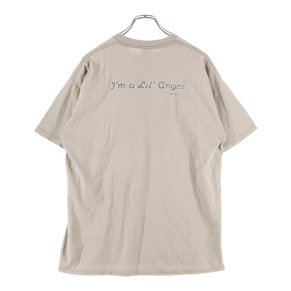 VINTAGE(ヴィンテージ) 90s 1996 R.E.M. Im A Lil Angel JERZEESボディ クルーネック半袖Tシャツ ベージュ