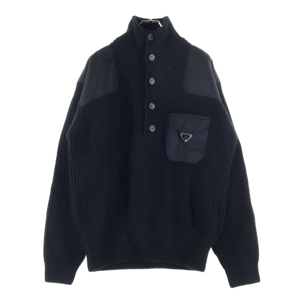 PRADA(プラダ) Wool and Cashmere Turtleneck Sweater UMR592 ウール