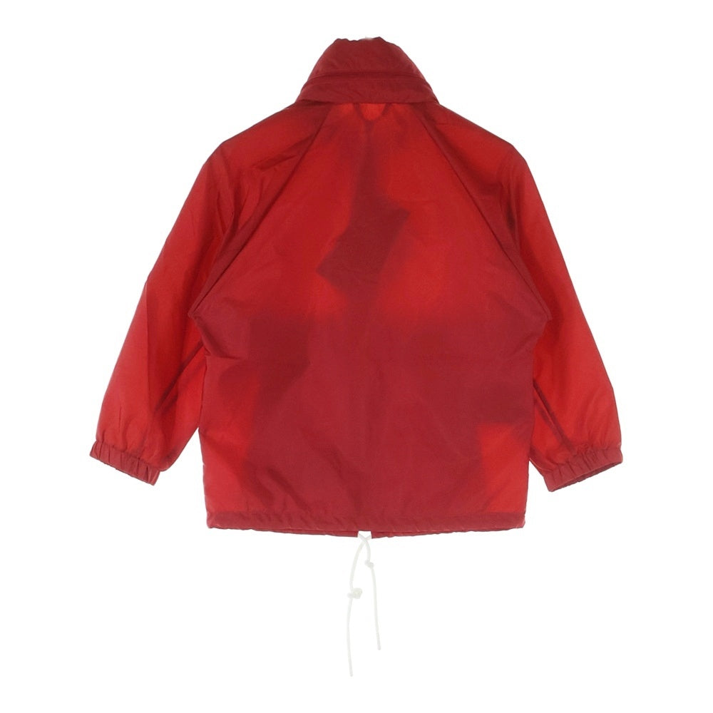 PRADA(プラダ) ライトRe-Nylon レインジャケット ロゴプリント ショート丈ナイロンジャケット レディース レッド 292022