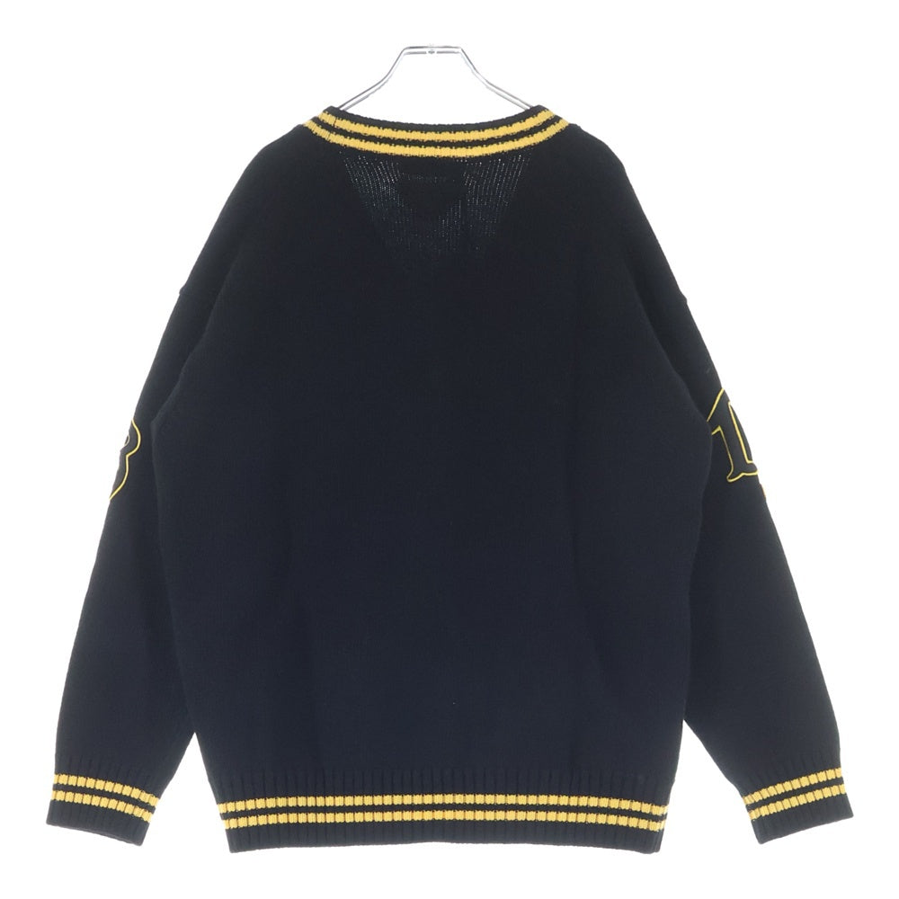 PRADA(プラダ) 24AW Women's Wool and Cashmere cardigan ウーマン ウール カシミヤ混 カーディガン ブラック P25N21 レディース