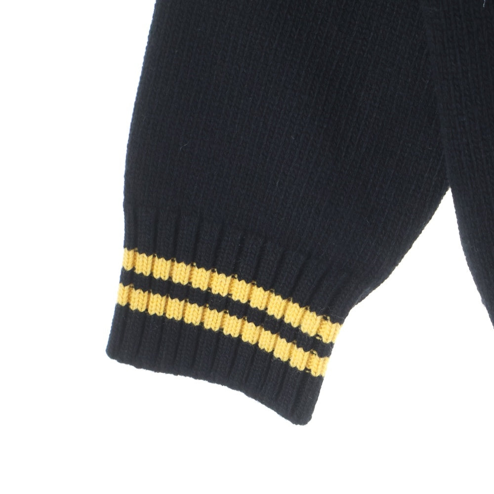 PRADA(プラダ) 24AW Women's Wool and Cashmere cardigan ウーマン ウール カシミヤ混 カーディガン ブラック P25N21 レディース