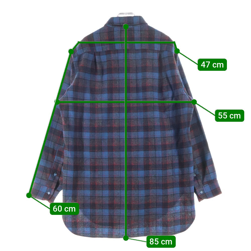PENDLETON(ペンドルトン) 50S WOOL CHECK L/S SHIRT ウール チェック 長袖 シャツ ネイビー/レッド/ブラウン