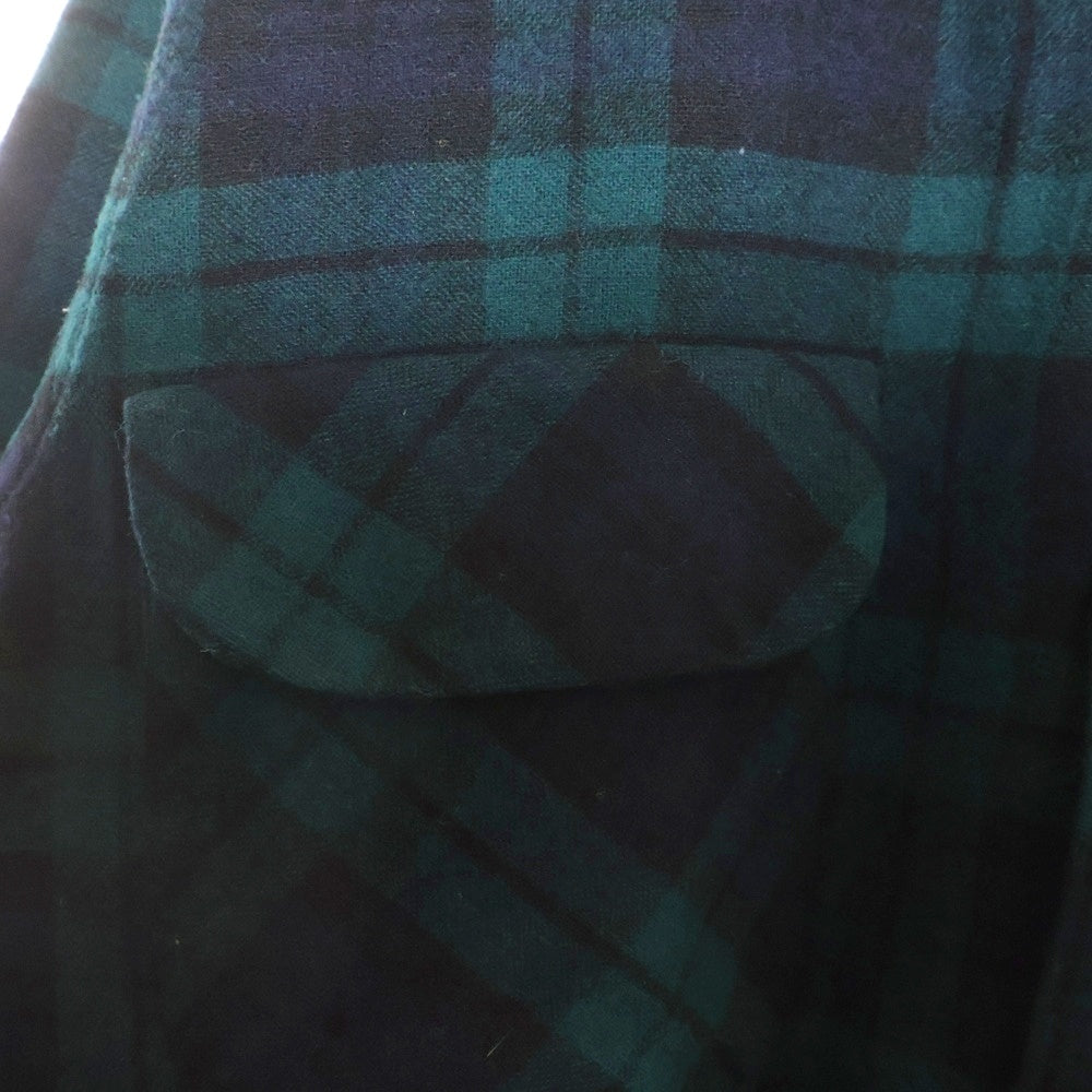 PENDLETON(ペンドルトン) 60S WOOL CHECK L/S SHIRT ウール チェック 長袖 シャツ ブラックウォッチ ブラック/ネイビー/グリーン