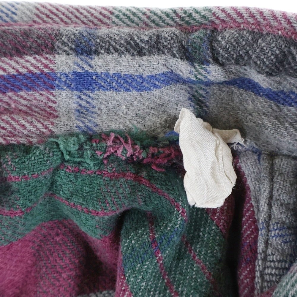 FIVE BROTHERS(ファイブブラザー) 90S VINTAGE CHECK L/S SHIRT ヴィンテージ チェック ボード 長袖シャツ グレー/パープル/カーキ