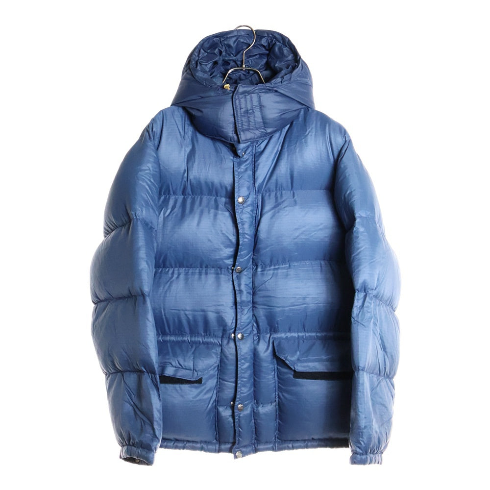 THE NORTH FACE(ザノースフェイス) 70s 茶タグ TALONZIP リップストップ フーデッドダウンジャケット ネイビー