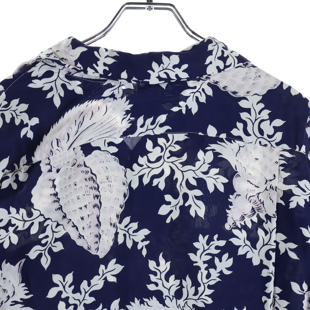 VINTAGE(ヴィンテージ) 50S RANDOMWEAR ALOHA L/S SHIRT オープンカラー アロハシャツ 長袖 ブルー/ホワイト