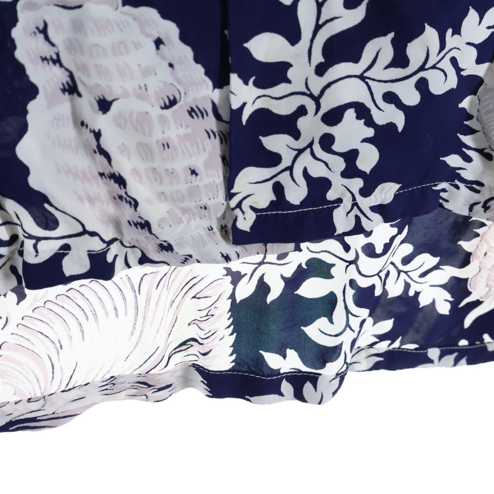 VINTAGE(ヴィンテージ) 50S RANDOMWEAR ALOHA L/S SHIRT オープンカラー アロハシャツ 長袖 ブルー/ホワイト