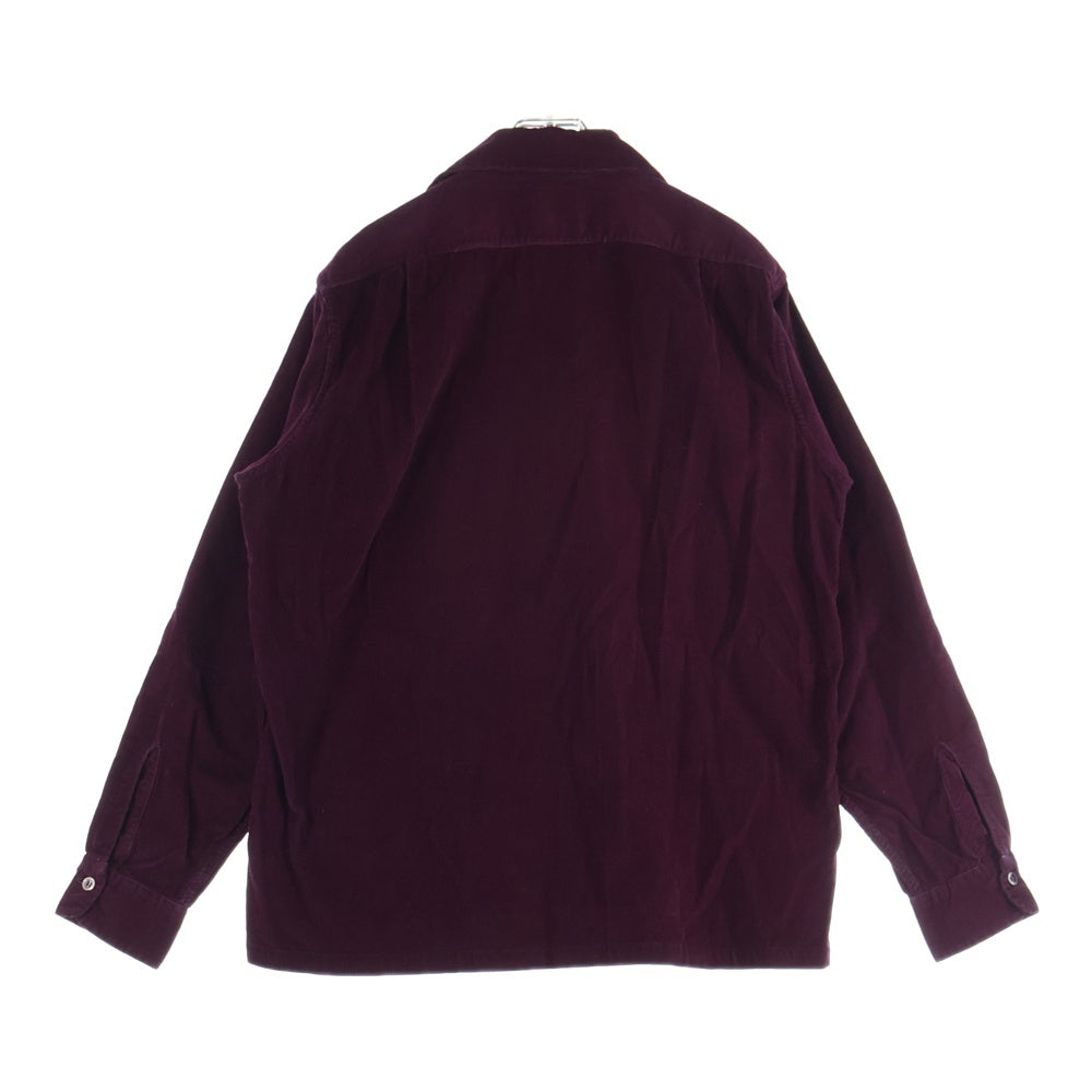 VINTAGE(ヴィンテージ) 50-60S ARROW アロー CORDUROY L/S SHIRT コーデュロイ 長袖シャツ ワインレッド