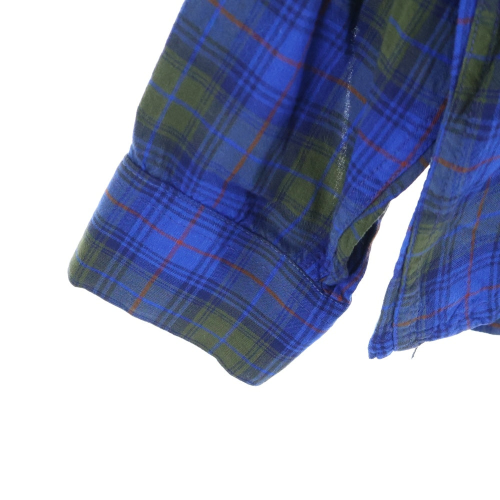 VINTAGE(ヴィンテージ) 60S GIMBELS OWN PARKLEIGH RAYON L/S SHIRT ジムベルズ オウン パークリー レーヨン 長袖シャツ ブルー/グレー