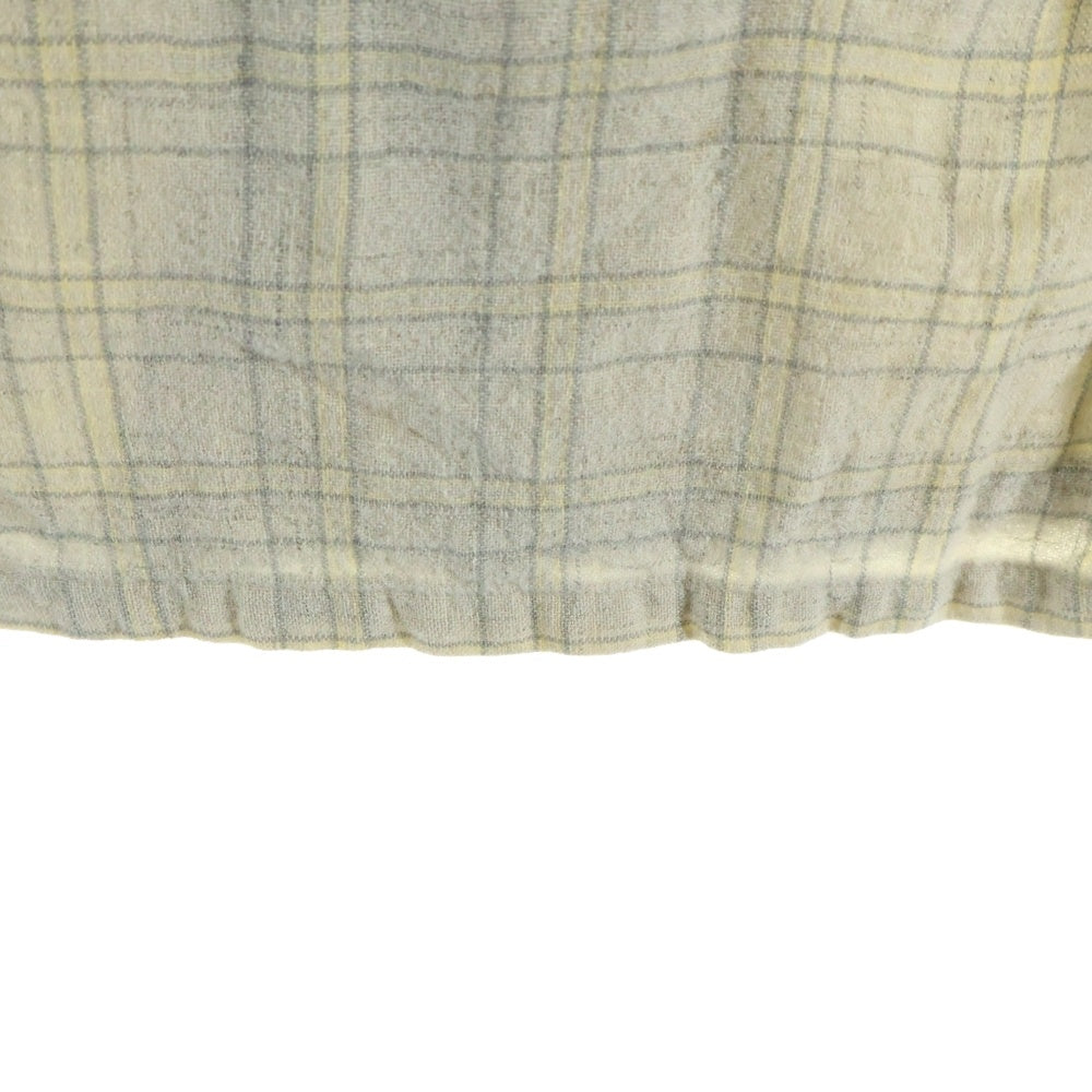 PENDLETON(ペンドルトン) 50S WOOL CHECK L/S SHIRT ウール チェック 長袖 シャツ ベージュ/イエロー