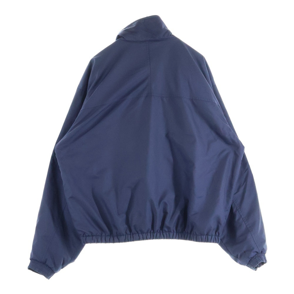 POLO SPORT RALPH LAUREN(ポロスポーツラルフローレン) 90S NYLON ZIP UP BLOUSON JACKET 裏地フリース ナイロンジャケット ジップ ブルゾン ネイビー