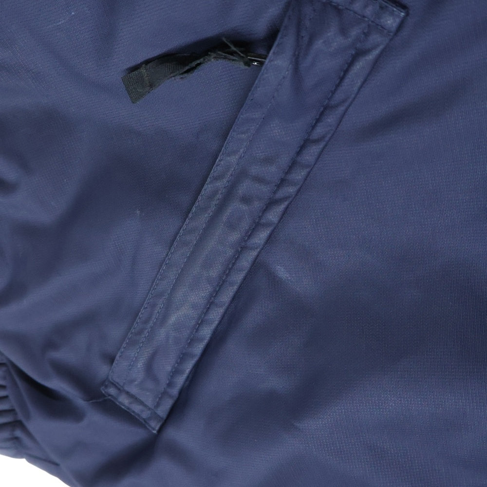 POLO SPORT RALPH LAUREN(ポロスポーツラルフローレン) 90S NYLON ZIP UP BLOUSON JACKET 裏地フリース ナイロンジャケット ジップ ブルゾン ネイビー