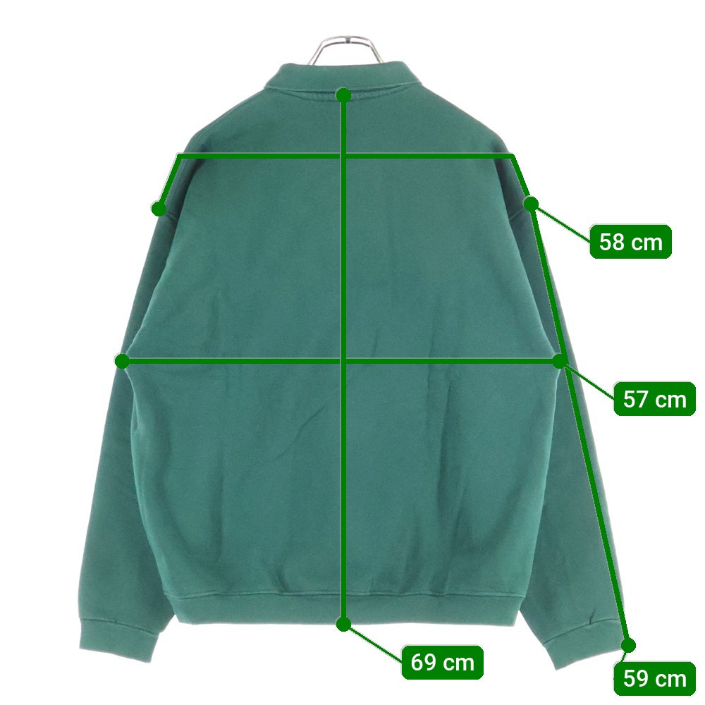 VINTAGE(ヴィンテージ) 90S LANDS' END ランズエンド SWEAT POLO SHIRT 三角タグ スウェット ポロシャツ グリーン