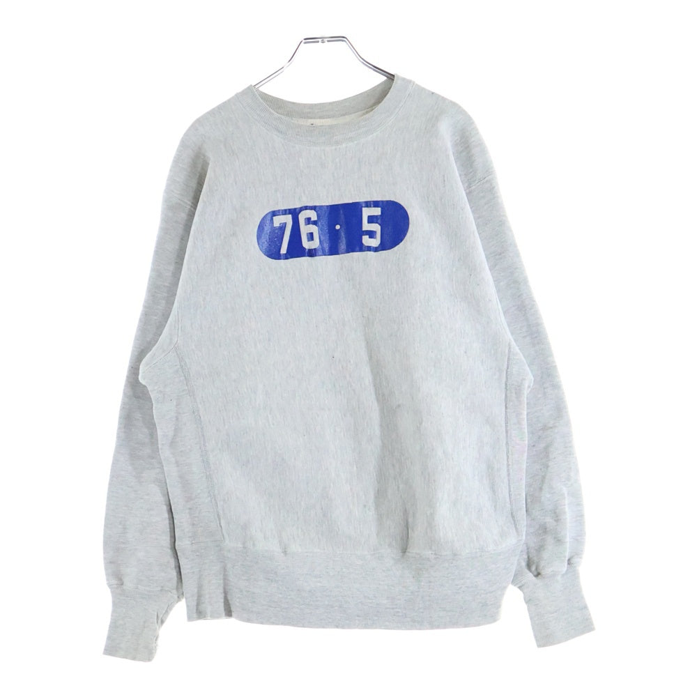 CHAMPION(チャンピオン) 70S REVERSE WEAVE SWEAT リバースウィーブ スウェット 単色タグ ベタプリ カプセル グレー