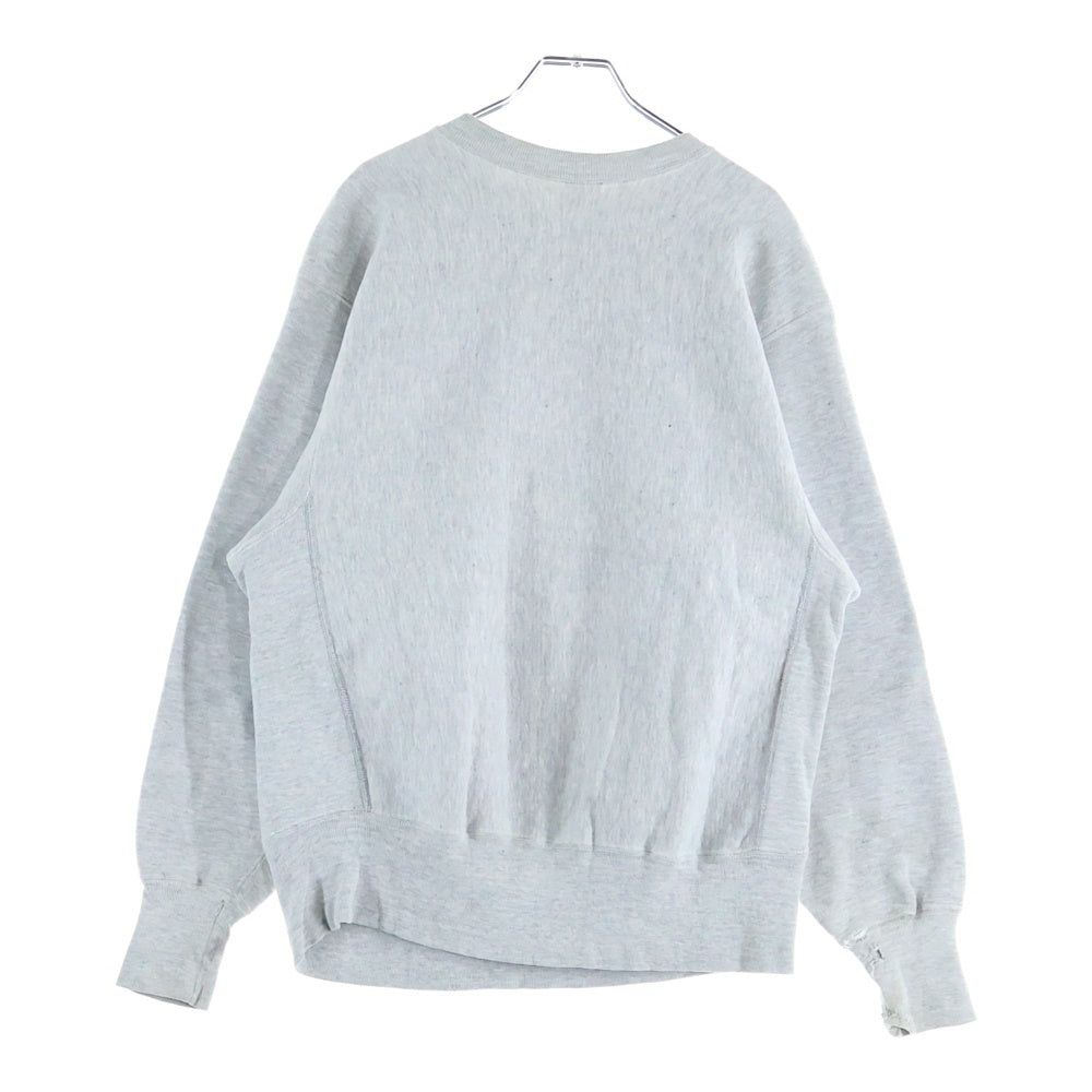 CHAMPION(チャンピオン) 70S REVERSE WEAVE SWEAT リバースウィーブ スウェット 単色タグ ベタプリ カプセル グレー