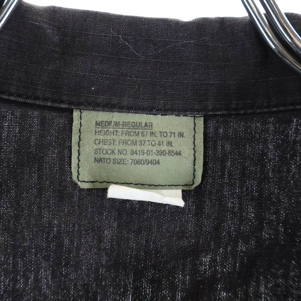 VINTAGE(ヴィンテージ) U.S. ARMY BDU MILITARY JACKET RIP STOP 米軍 ジャケット シャツ リップストップ ブラック 8415-01-390-8544