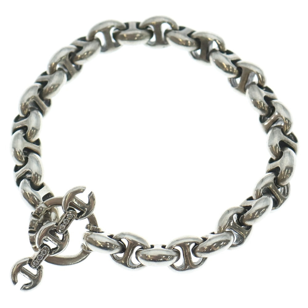 HOORSENBUHS(ホーセンブース) 10MM OPEN-LINK BRACELET オープンリンク ブレスレット シルバー/ダイヤ