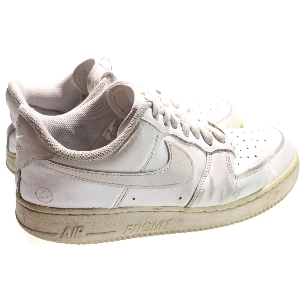NIKE(ナイキ) ×FRAGMENT DESIGN AIR FORCE 1 LOW WHITE CW2288-111 ×フラグメント エアフォース ローカットスニーカー ホワイト US8/JP26cm