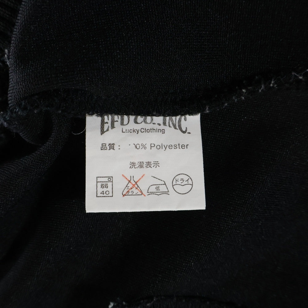 TEDMAN TED COMPANY(テッドマン テッドカンパニー) LUCKEY RED DEVIL トラックジャケット ブラック ジップアップ